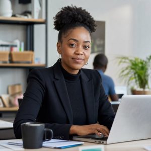Black South African nonprofit team planning a community programme